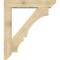 Ekena Millwork Balboa Slat Rough Sawn Bracket w/ Offset Brace, Douglas Fir, 8"W x 42"D x 48"H BKT0806X42X48BOA06RDF - alternate 2
